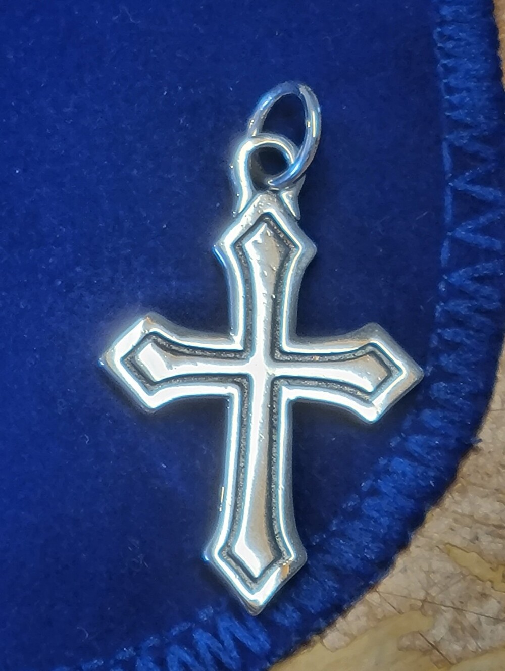 925 sterling silver James Avery Passion Cross Pendant